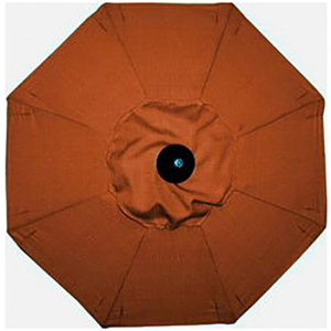 9' Terra Cotta Market Umbrella