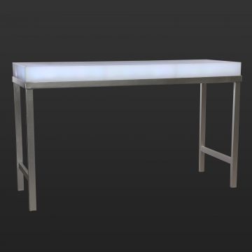 Translucent 2' x 6' Stand Up Table